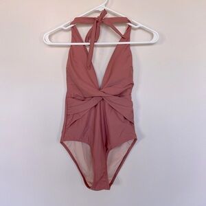NEW Cupshe one piece women's bathing suit - in dusty rose size - xs​​​